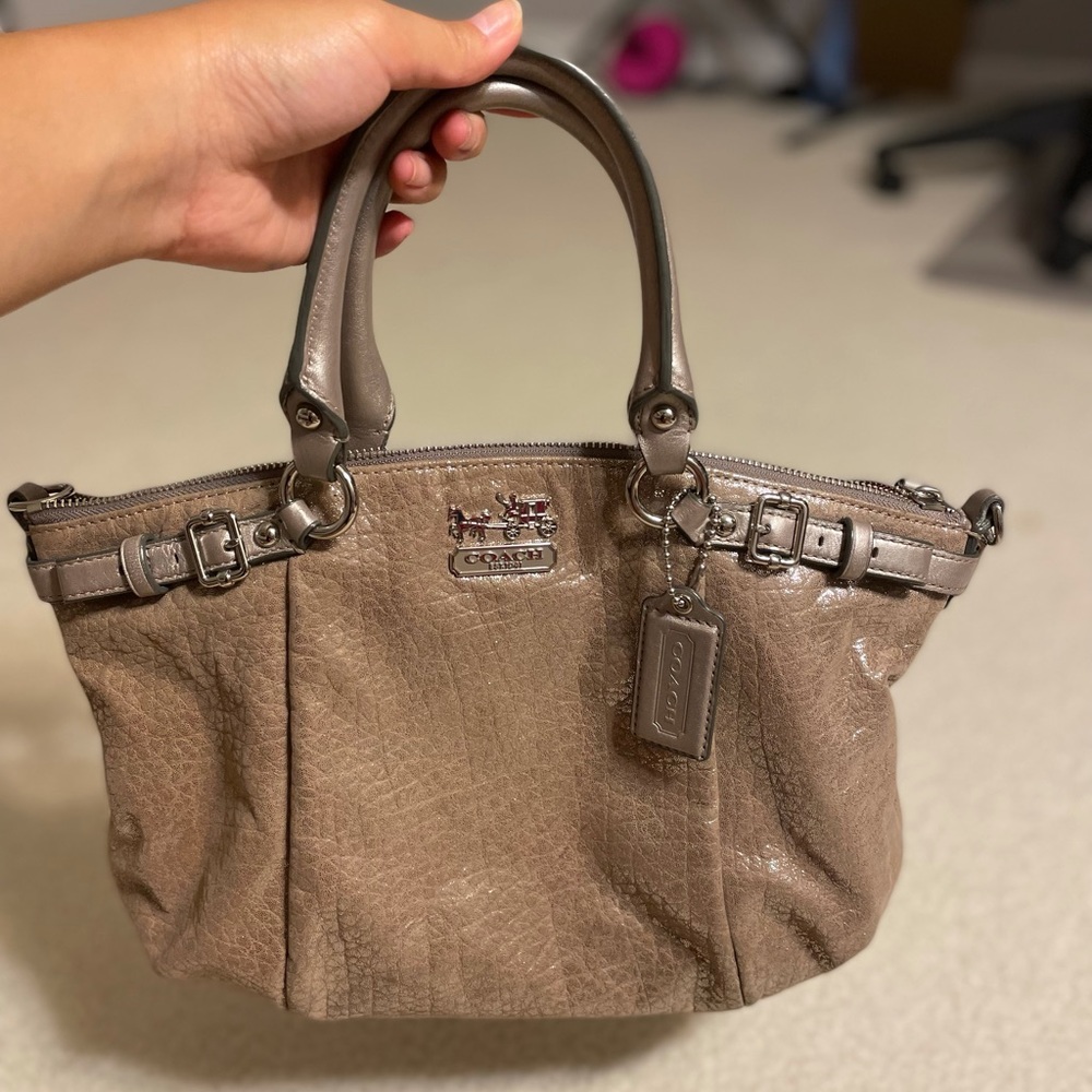 Coach silver/metallic handbag